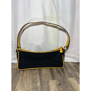 Vintage y2k Black and Yellow Piper Bag Kate Spade